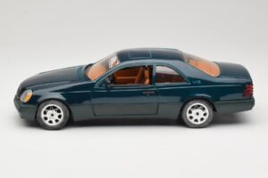Mercedes 600 SEC C140 Grön Majorette 1:18 4418 Metall — bild 4 av 8