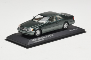 Mercedes 600 SEC W140 Grön Metallic Minichamps 1:43 430032604 Metall — bild 2 av 4