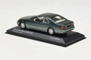 Mercedes 600 SEC W140 Grön Metallic Minichamps 1:43 430032604 Metall — bild 3 av 4