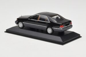 Mercedes 600 SEL W140 Black Metallic Minichamps 1:43 940035400 Metall — bild 3 av 4