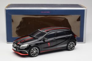 Mercedes A-Class W176 AMG Svart Norev 1:18 183596 Metall — bild 8 av 8