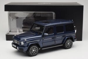 Mercedes AMG G 63 L W465 Mörkblå Norev 1:18 B66960663 Metall — bild 8 av 8