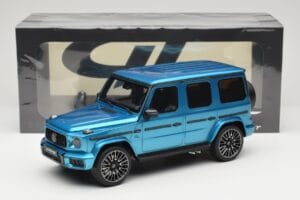 Mercedes AMG G63 W463 Hyper Blue Magno GT Spirit 1:18 GT925 Resin — bild 6 av 6