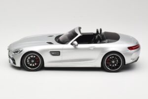 Mercedes AMG GT C Roadster R190 Silver Norev 1:18 183453 Metall — bild 3 av 6