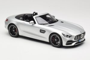 Mercedes AMG GT C Roadster R190 Silver Norev 1:18 183453 Metall — bild 4 av 6