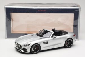 Mercedes AMG GT C Roadster R190 Silver Norev 1:18 183453 Metall — bild 6 av 6