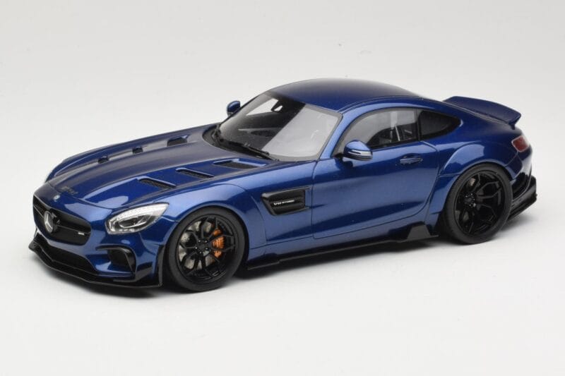 Mercedes AMG GT C190 Prior Design Blå GT Spirit 1:18 GT150 Resin