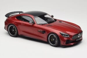 Mercedes AMG GT R C190 Jupiter Red Metallic Minichamps 1:18 155036027 Metall — bild 4 av 6