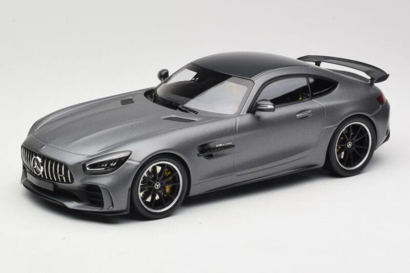 Mercedes AMG GT R C190 Matt Grå Metallic Minichamps 1:18 155036026 Metall