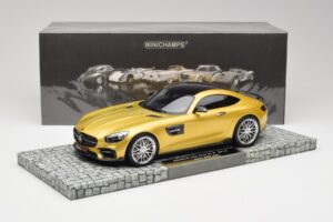 Mercedes Brabus AMG GT S C190 600 Desert Guld Minichamps 1:18 107032522 Metall — bild 6 av 6