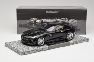Mercedes Brabus AMG GT S C190 Obsidian Svart Minichamps 1:18 107032520 Metall — bild 6 av 6