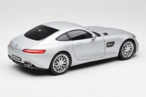 Mercedes AMG GT S C190 Designo Iridium Silver Magno Norev 1:18 B66960485 Metall — bild 3 av 8