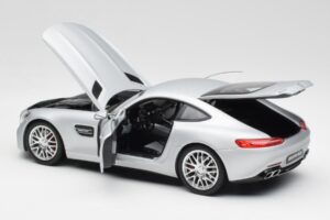 Mercedes AMG GT S C190 Designo Iridium Silver Magno Norev 1:18 B66960485 Metall — bild 5 av 8