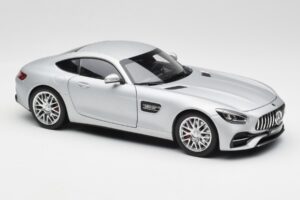 Mercedes AMG GT S C190 Designo Iridium Silver Magno Norev 1:18 B66960485 Metall — bild 6 av 8