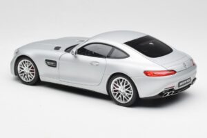Mercedes AMG GT S C190 Designo Iridium Silver Magno Norev 1:18 B66960485 Metall — bild 7 av 8