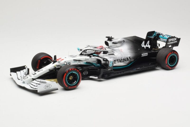 Mercedes AMG Petronas W10 #44 L. Hamilton Winner German GP 2019 Minichamps 1:18 110191144 Metall