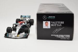 Mercedes AMG Petronas W10 #77 V. Bottas 3rd Place Monaco GP 2019 Minichamps 1:18 110190677 Metall — bild 6 av 6