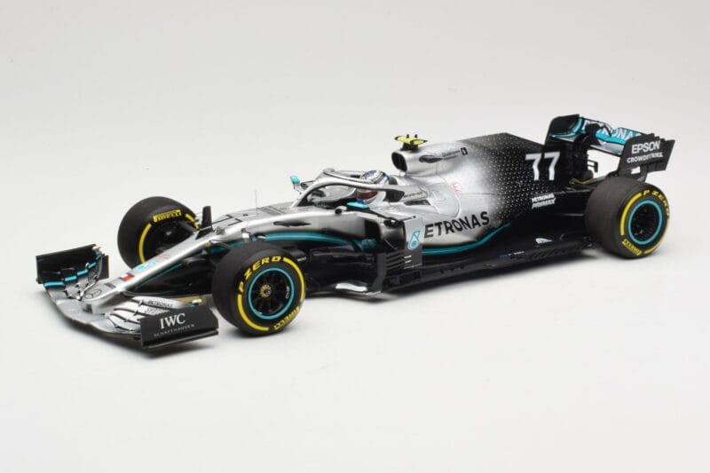 Mercedes AMG Petronas W10 #77 V. Bottas Winner USA GP 2019 Minichamps 1:18 110191877 Metall