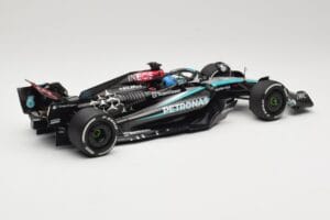 Mercedes AMG Petronas W15 E Performance #63 G. Russell Winner Austrian GP 2024 Minichamps 1:18 110241163 Metall — bild 2 av 6