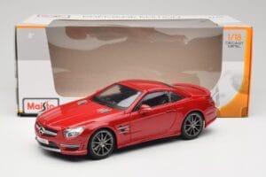 Mercedes AMG SL 63 R231 Röd Maisto 1:18 36199 Metall — bild 8 av 8