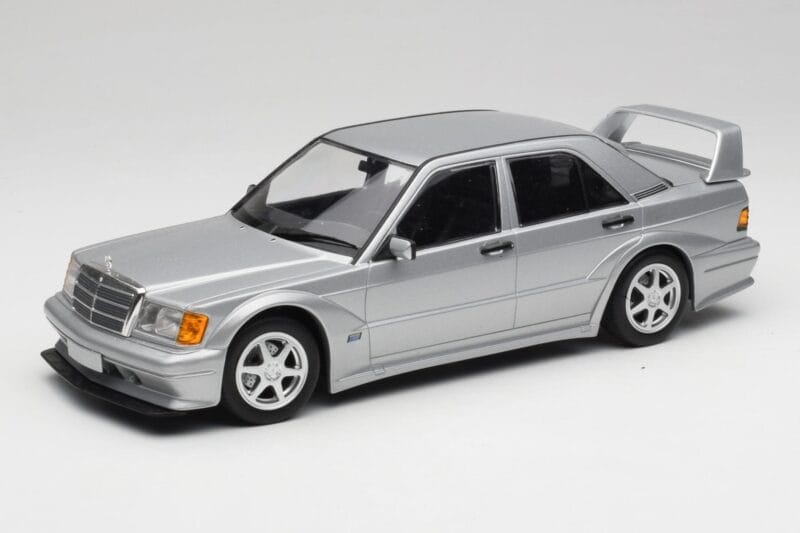 Mercedes 190E W201 2.5-16 EVO 2 Astral Silver Metallic Minichamps 1:18 155036101 Metall
