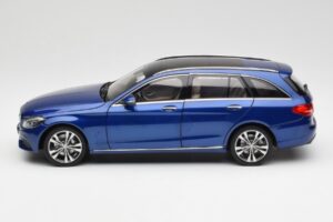 Mercedes C-Class S205 T-Modell Brilliant Blå Metallic Norev 1:18 B66960257 Metall — bild 4 av 8