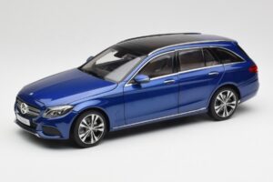 Mercedes C-Class S205 T-Modell Brilliant Blå Metallic Norev 1:18 B66960257 Metall