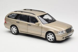 Mercedes C-Class T-Model W202 Smoke Silver Norev 1:18 183388 Metall — bild 6 av 8