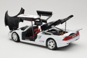 Mercedes C112 Sport Vit & Svart Guiloy 1:18 68521 Metall — bild 5 av 8