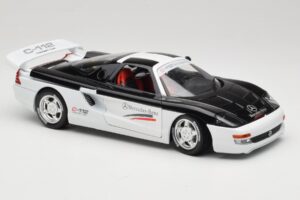 Mercedes C112 Sport Vit & Svart Guiloy 1:18 68521 Metall — bild 6 av 8