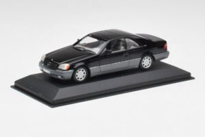 Mercedes C140 600 SEC Svart Minichamps 1:43 32600 Metall — bild 2 av 4