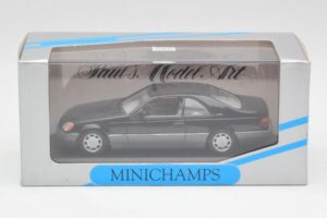 Mercedes C140 600 SEC Svart Minichamps 1:43 32600 Metall — bild 4 av 4