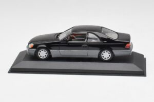 Mercedes C140 600 SEC Svart Minichamps 1:43 32600 Metall