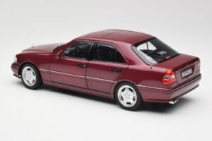 Mercedes AMG C36 W202 Almandine Röd Norev 1:18 B66040706 Metall — bild 7 av 8