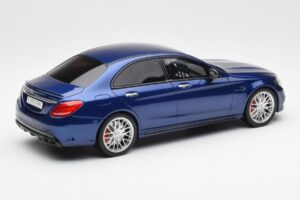 Mercedes AMG C63 S W205 Blå GT Spirit 1:18 ZM044 Resin — bild 2 av 6