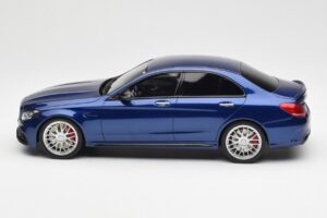 Mercedes AMG C63 S W205 Blå GT Spirit 1:18 ZM044 Resin — bild 3 av 6
