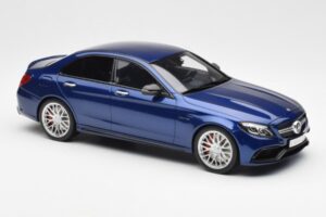 Mercedes AMG C63 S W205 Blå GT Spirit 1:18 ZM044 Resin — bild 4 av 6
