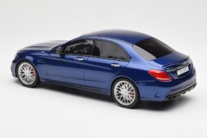 Mercedes AMG C63 S W205 Blå GT Spirit 1:18 ZM044 Resin — bild 5 av 6