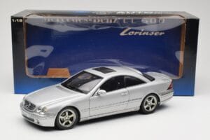Mercedes CL500 C215 Lorinser Silver Metallic AUTOart 1:18 70121 Metall — bild 8 av 8