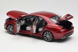 Mercedes CLA C117 Designo Patagonia Röd Metallic Norev 1:18 B66960131 Metall — bild 5 av 8