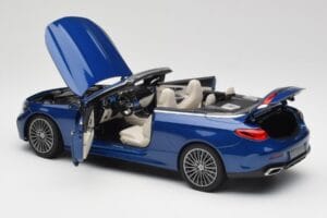 Mercedes CLE Cabriolet A236 Blå Norev 1:18 B66960653 Metall — bild 6 av 9