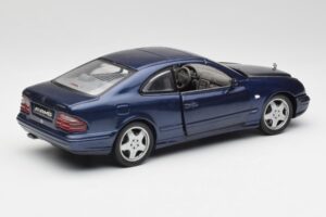 Mercedes CLK 55 AMG C209 Blå Metallic Anson 1:18 30343 Metall — bild 3 av 8
