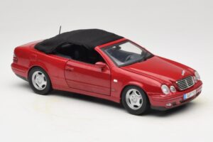 Mercedes CLK A208 Cabriolet Röd Anson 1:18 30338 Metall — bild 6 av 8