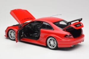 Mercedes CLK DTM AMG C209 Mars Röd Kyosho 1:18 08461R Metall — bild 5 av 8