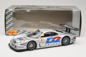 Mercedes CLK LM GT1 #1 AMG Mercedes K. Ludwig / R. Zonta FIA GT Championship 1998 Maisto 1:18 56053 Metall — bild 8 av 8