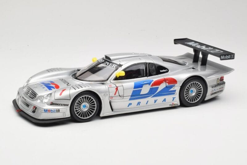 Mercedes CLK LM GT1 #1 AMG Mercedes K. Ludwig / R. Zonta FIA GT Championship 1998 Maisto 1:18 56053 Metall
