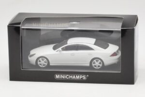 Mercedes CLS-Class C219 Linea Vit Minichamps 1:43 436034300 Metall — bild 4 av 4