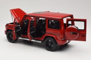 Mercedes G 500 W463 Röd Minichamps 1:18 110037101 Metall — bild 5 av 8