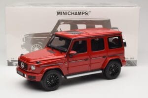 Mercedes G 500 W463 Röd Minichamps 1:18 110037101 Metall — bild 8 av 8