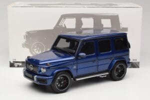 Mercedes G 63 AMG W463 Blue Metallic Minichamps 1:18 110037061 Metall — bild 8 av 8